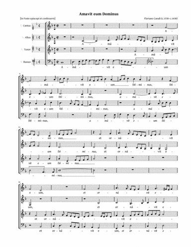 Amavit eum Dominus (Canali) (arr. Aristotle A. Esguerra)