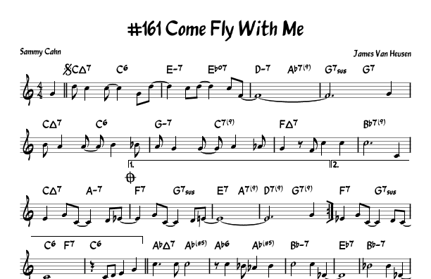Come Fly With Me (arr. John Fries)