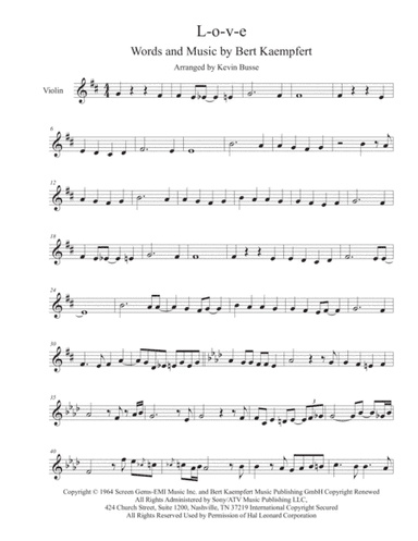 L-O-V-E (arr. Kevin Busse)