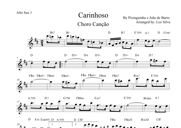 Carinhoso (arr. Leo Silva)