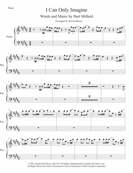 I Can Only Imagine (arr. Kevin Busse)