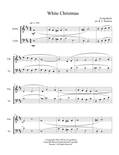 White Christmas (arr. B. C. Dockery)