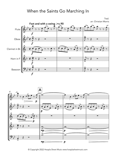 When the Saints Go Marching In (arr. Christian Morris)