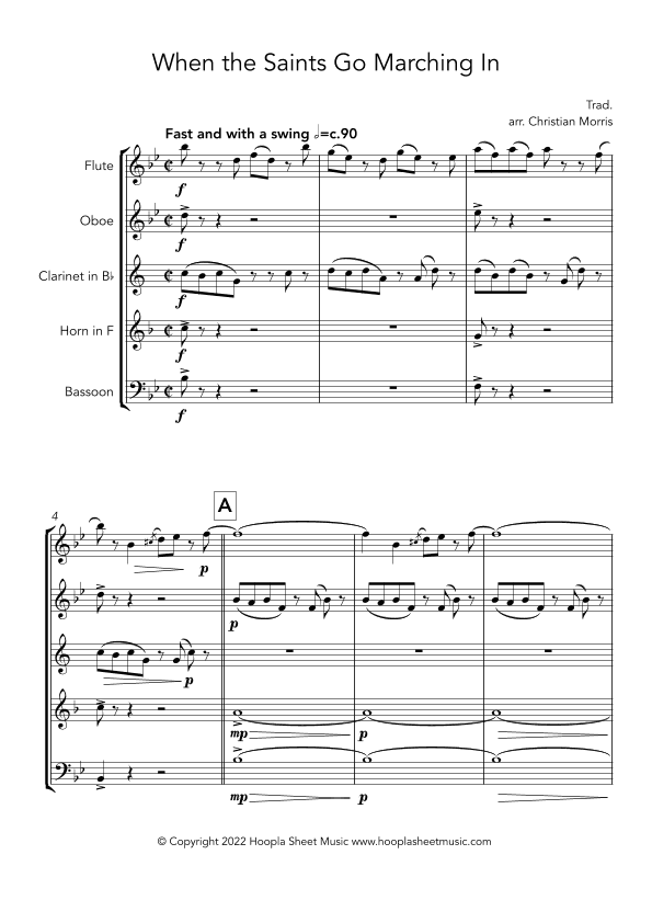 When the Saints Go Marching In (arr. Christian Morris)