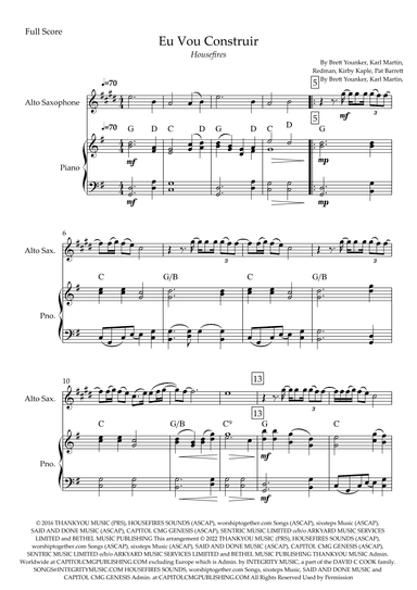 Build My Life (arr. Fabio Britto)