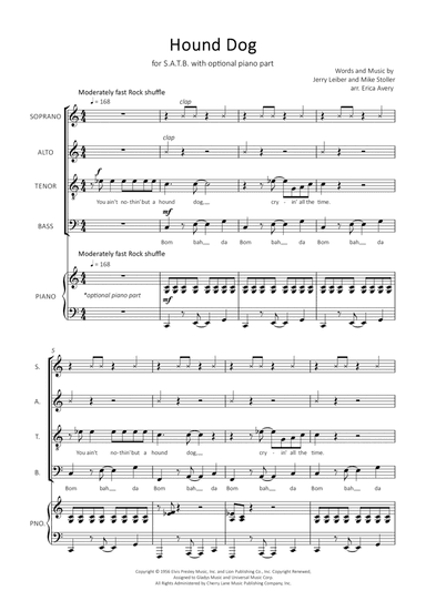 Hound Dog (arr. Erica Avery)
