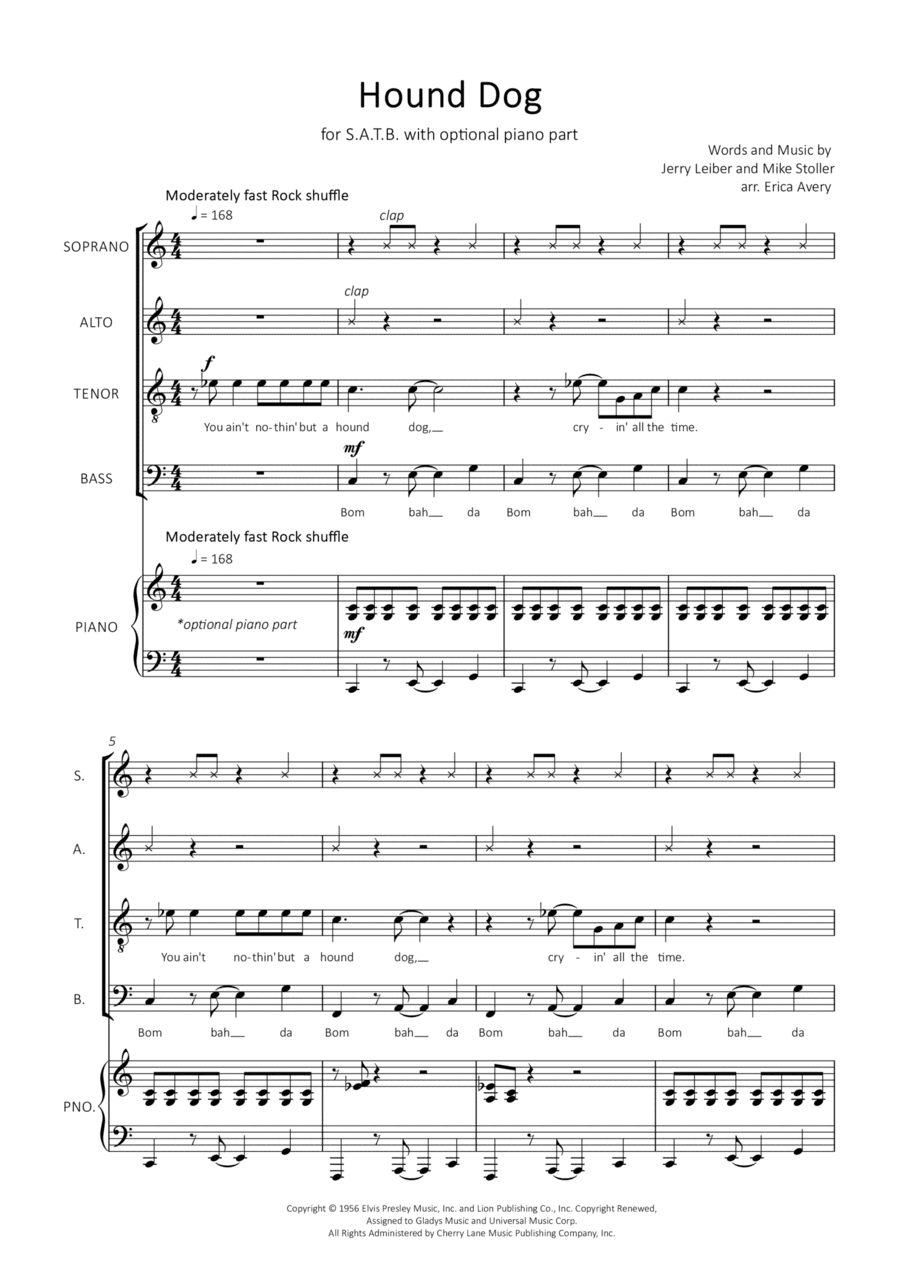 Hound Dog (arr. Erica Avery)