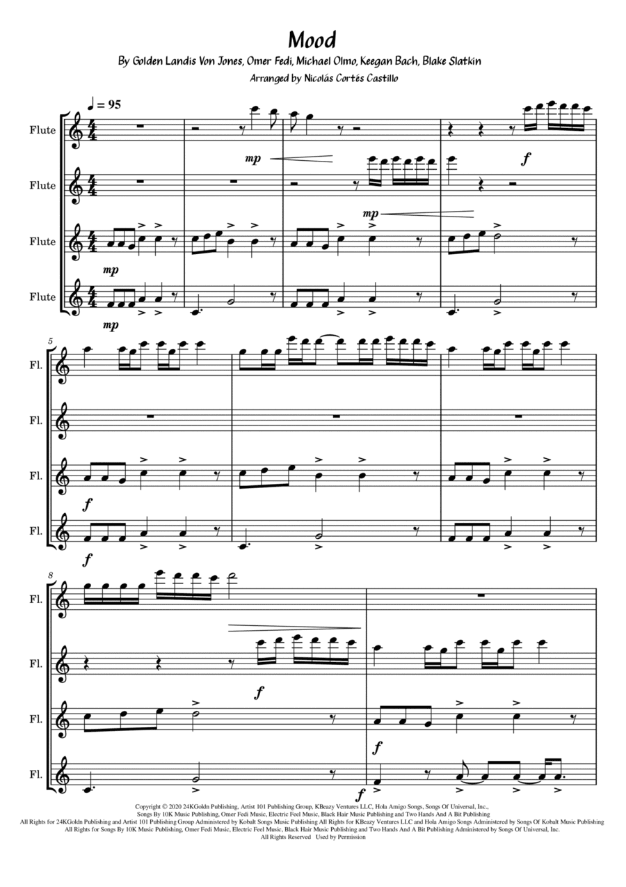 Mood (arr. Nicolás Cortés Castillo)