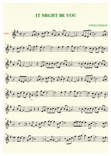 It Might Be You (arr. archecollamusic)