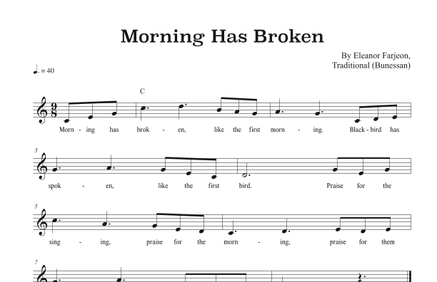 Morning Has Broken (arr. Riverside Guitar School)
