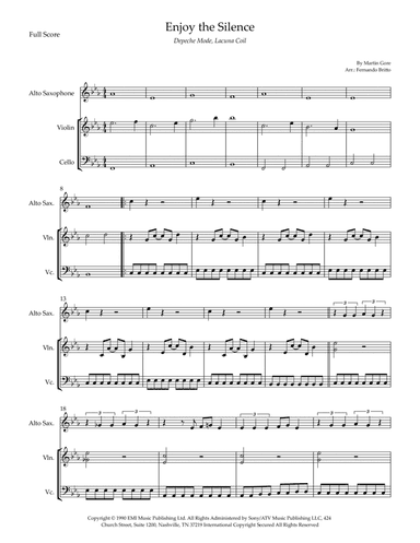 Enjoy The Silence (arr. Fernando Britto)
