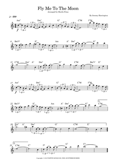 Fly Me To The Moon (in Other Words) (arr. Murilo Frias)