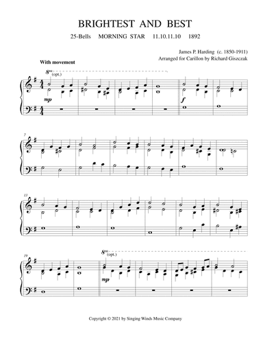 25B. Brightest and Best (MORNING STAR) (arr. Richard Giszczak)