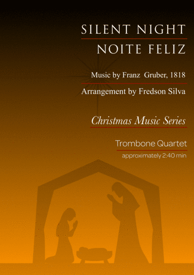 Silent Night for Trombone Quartet (arr. Fredson Silva)
