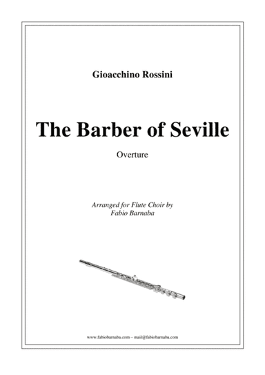 The Barber of Seville - Overture for Flute Choir (arr. Fabio Barnaba)