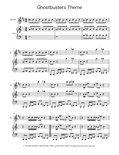 Ghostbusters (arr. Ygor Nunes)