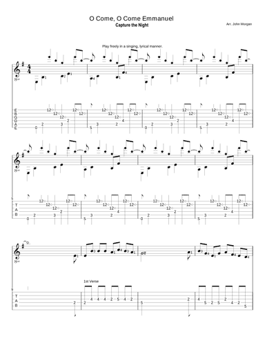 O Come, O Come Emmanuel (arr. John David Morgan)