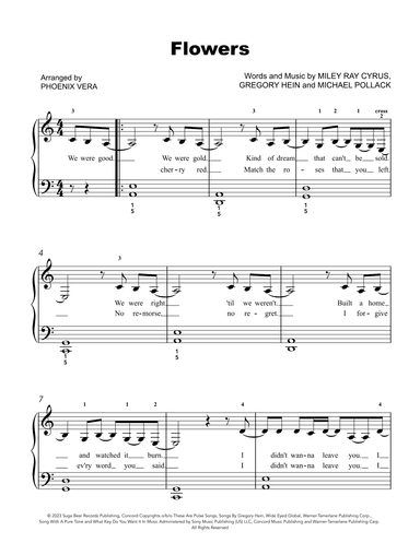 Flowers (arr. Christina Vera  [Corda Music])