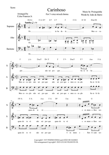 Modinha (arr. Celso Franzen Jr.)
