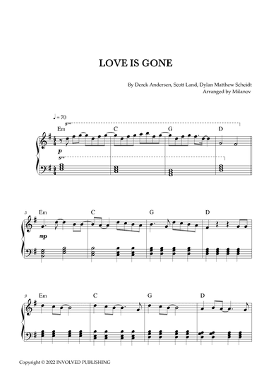 Love Is Gone (arr. Milanov)