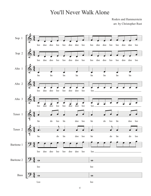 You'll Never Walk Alone (arr. Christopher Rust)