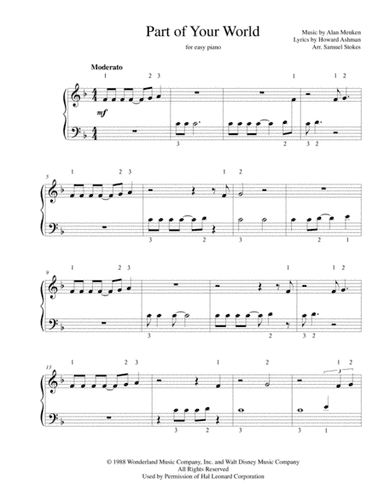 Part Of Your World (arr. Samuel Stokes)
