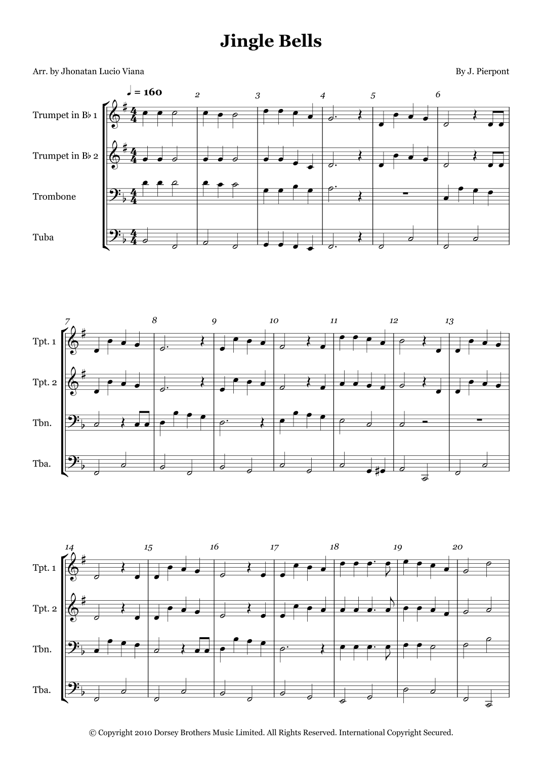 Jingle Bells (arr. Jhonatan Lucio Viana)
