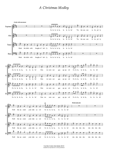 A Christmas Medley (arr. Camilo Carlo Mendiola)