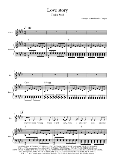 Love Story (arr. Davi Rocha Campos)