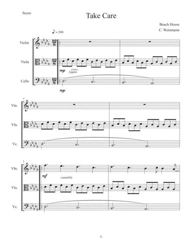 Take Care (arr. Cody Weinmann- CJW Music)