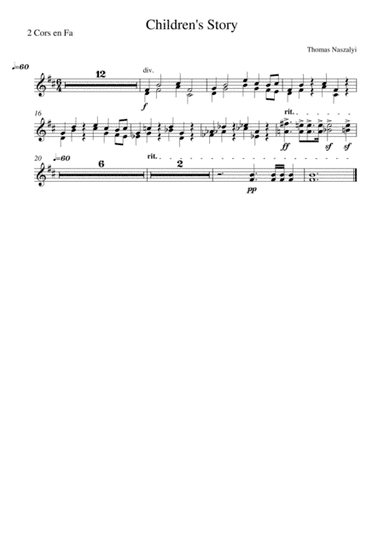 Children's Story/Horn in F PART