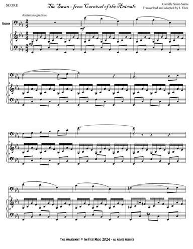 'The Swan' from Carnival of the Animals (arr. Ian Fitze)