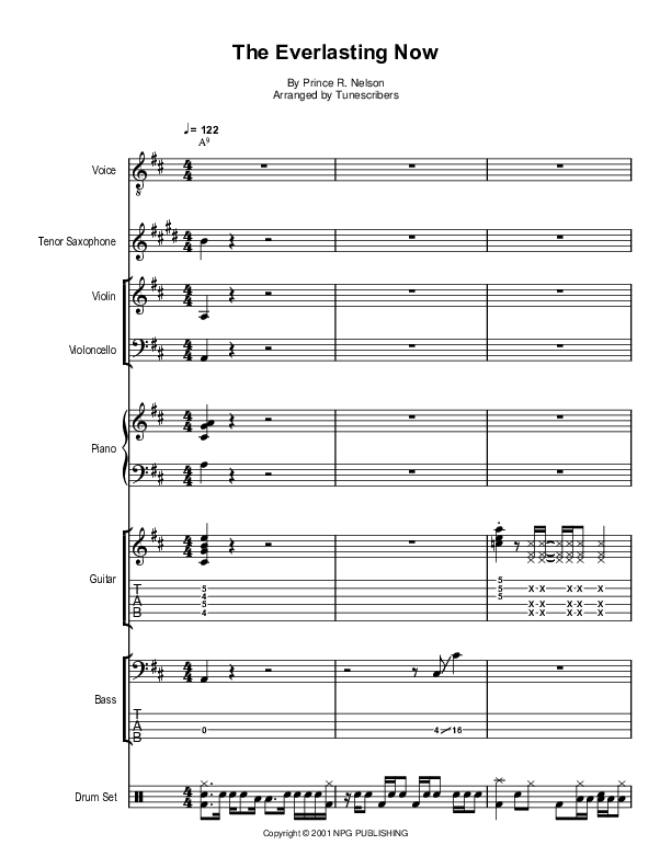 The Everlasting Now (arr. Tunescribers)