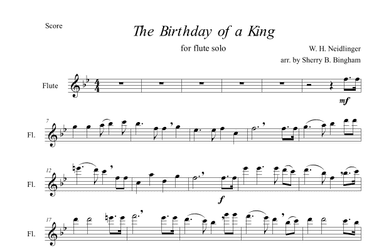 The Birthday of a King (arr. arr. by Sherry B. Bingham)