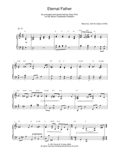 Eternal Father, Strong to Save (The Navy Hymn) (arr. Gary Prim)