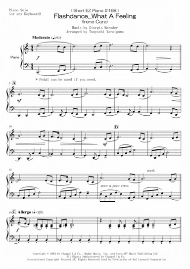 Flashdance...What A Feeling (arr. Tsuyoshi Yoroiguma)