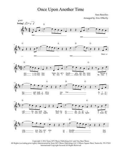 Once Upon Another Time (arr. Eric O'Reilly)