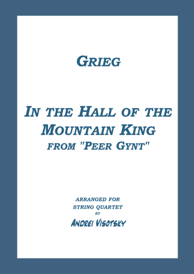 In the Hall of the Mountain King (arr. A. Visotsky)