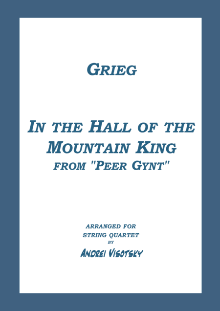 In the Hall of the Mountain King (arr. A. Visotsky)