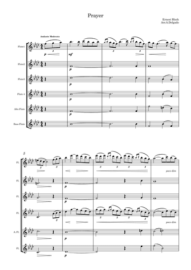From Jewish Life: Prayer No.1 (arr. Alissa Delgado)