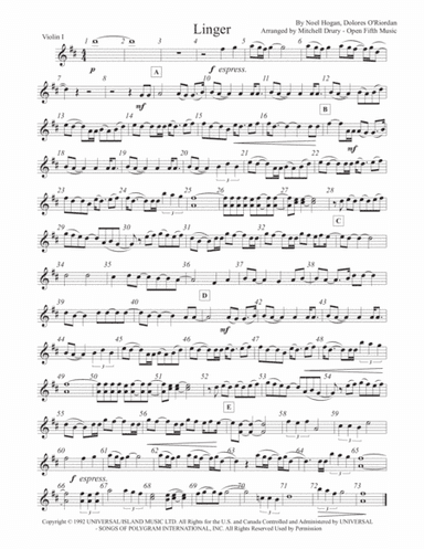 Linger (arr. Mitchell Drury)