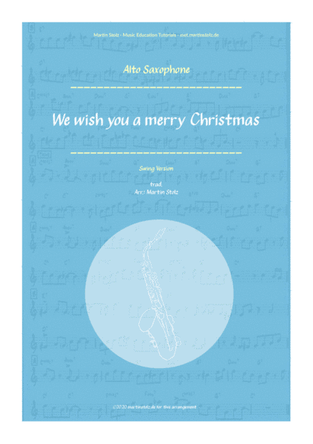 We wish you a merry Christmas · Jazz Version (arr. Martin Stolz)