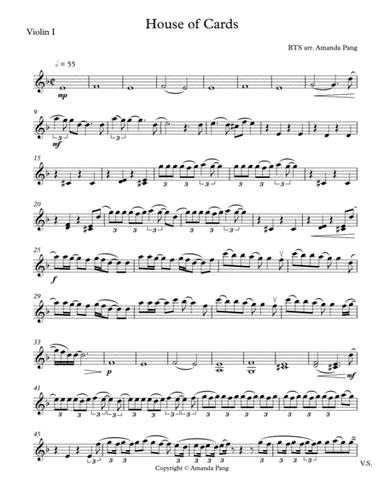 Outro: House Of Cards (arr. Amanda Pang)