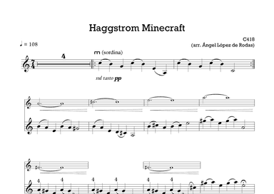 Haggstrom (arr. Ángel López de Rodas)