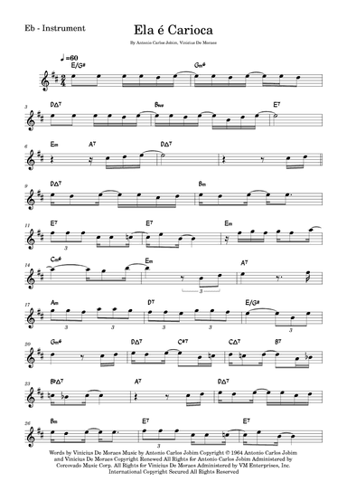 Ela 'e Carioca (arr. Fabio Eduardo de Oliveira)