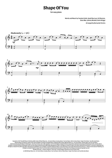 Shape Of You (arr. Bernardo Pereira)