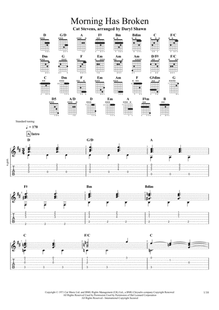 Morning Has Broken (arr. Daryl Shawn)