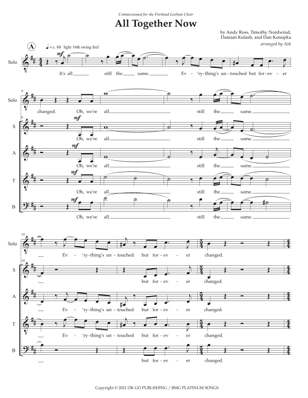 All Together Now (arr. Ash)