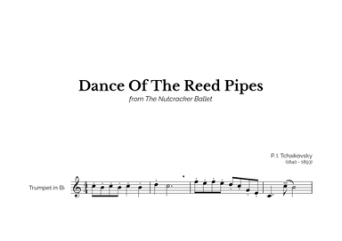 Dance Of The Reed Pipes for Easy Trumpet Solo (arr. Marcos Soares)