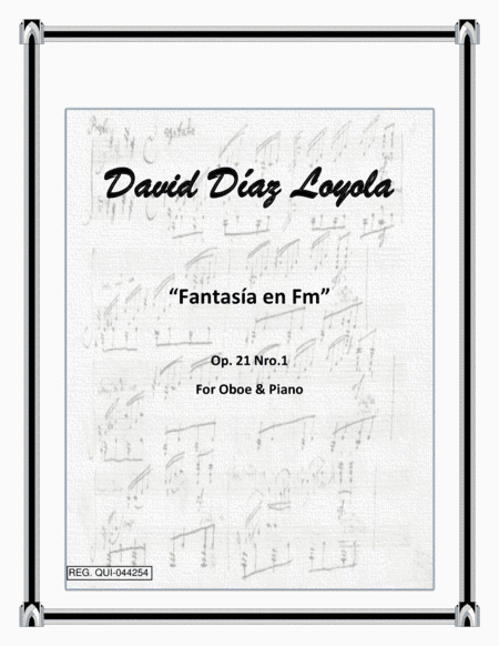Fantasía en Fm, for Oboe & Piano Op.21 Nro.1